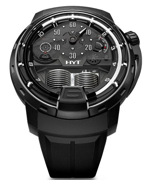 Replica HYT H1 ghost 148-DL-60-NF-RU watch